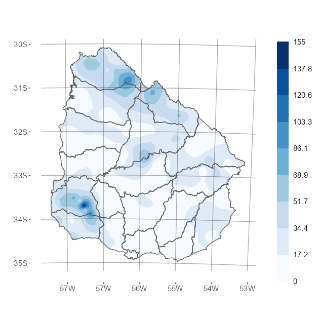Precipitación Acumulada (mm) 12-2021