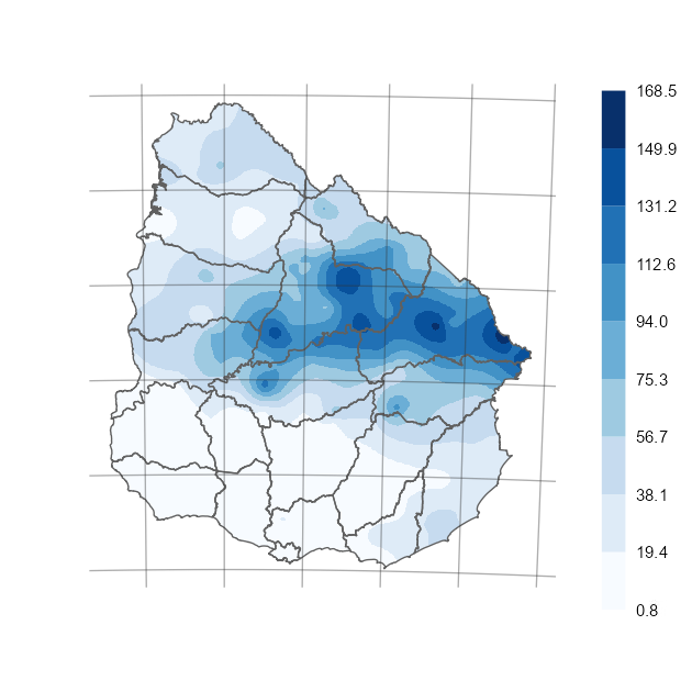 Mapa de Precipitación Acumulada de Junio del 2023