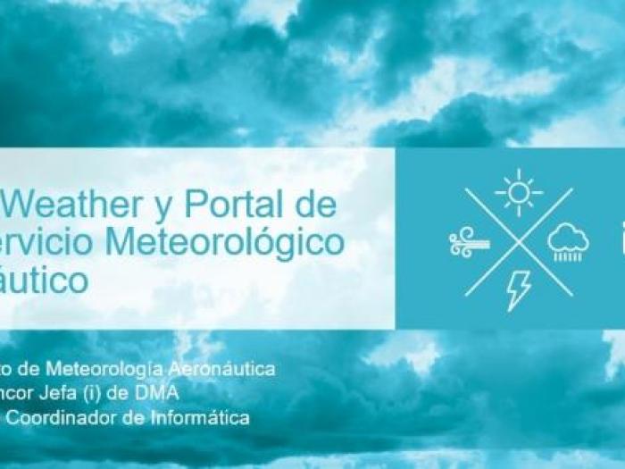 Foto de Portada de presentación del Portal de Autoservicio Meteorológico Aeronáutico