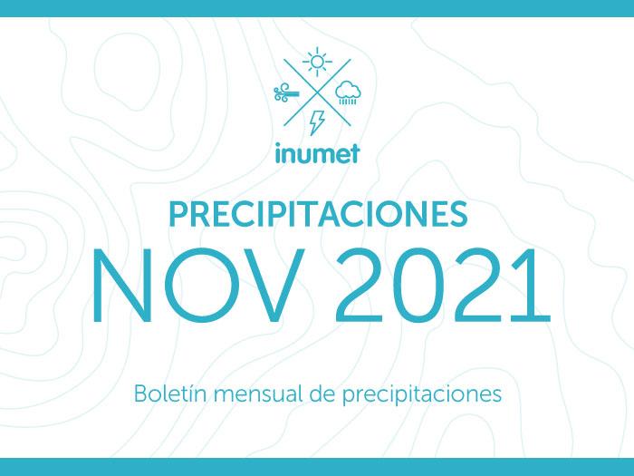 Boletín Pluviométrico Mensual de noviembre de 2021