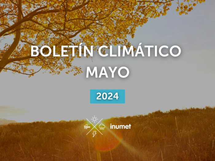 Imagen de portada del boletín climático del mes de mayo de 2024