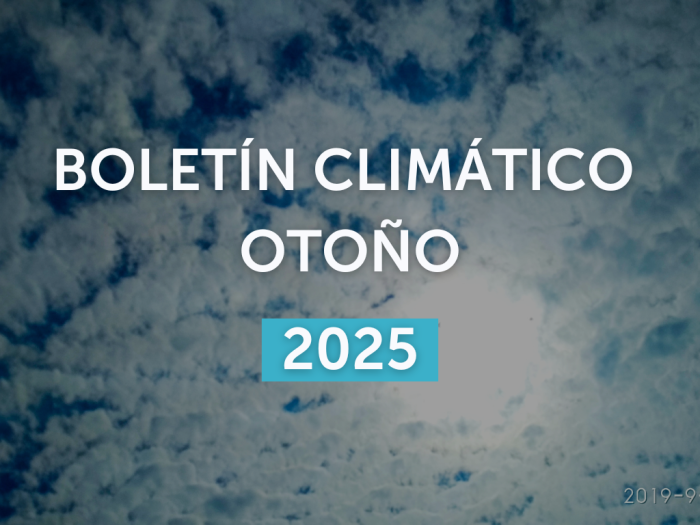 Imagen de portada del boletín climático del otoño 2025